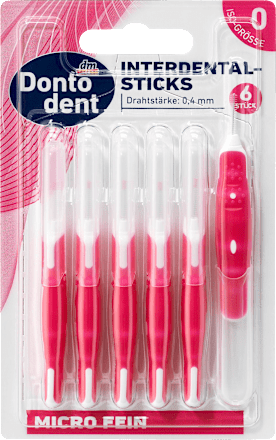 DontodentInterdentalbürsten pink 0,4 mm ISO 0, 6 St