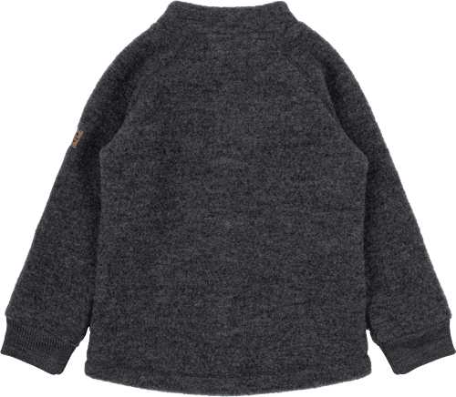 Mikk-Line Jacke mit Merinowolle, grau, Gr. 122/128, 1 St dauerhaft 
