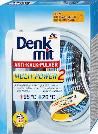 DenkmitEntkalker Pulver für Waschmaschinen, 1,5 kg