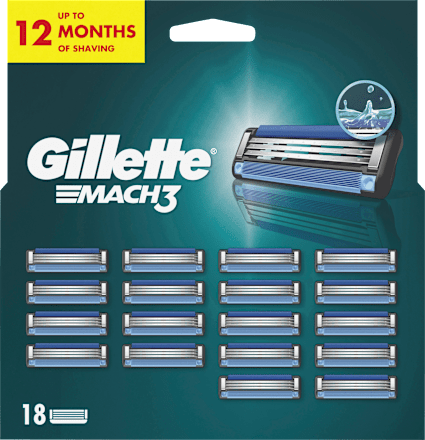 GilletteRasierklingen, Mach3, 18 St
