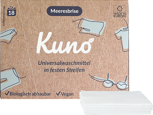 KunoWaschmittel Blätter Vollwaschmittel, 18 Wl