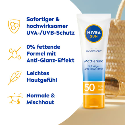 HOUSN Sonnencreme Gesicht SPF 50 – ölfrei, Mattierend & Feuchtigkeitsspendend Mit Hyaluronsäure, Für Damen & Herren