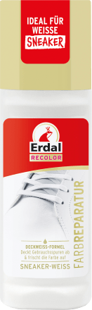 ErdalSchuhcreme Sneaker Farbreparatur Deckweiß, 75 ml