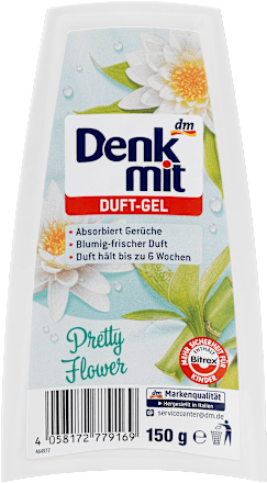 DenkmitLufterfrischer Duft-Gel Pretty Flower, 150 g