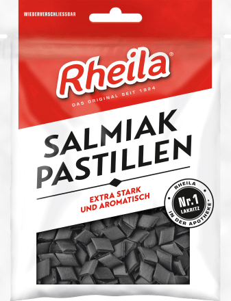 RheilaPastillen, Salmiak, 90 g