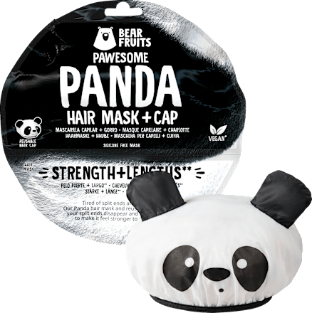 Bear FruitsHaarmaske Panda, Hair Mask + cap, 20 ml