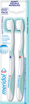 meridolZahnbürste Zahnfleischschutz sanft (Doppelpack), 2 St