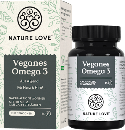 Nature LoveOmega-3 vegan Kapseln 45 St, 27 gNahrungsergänzungsmittel