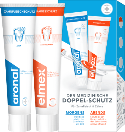 elmexZahnpasta aronal & elmex Mundhygiene-Set (2 x 75 ml), 150 ml