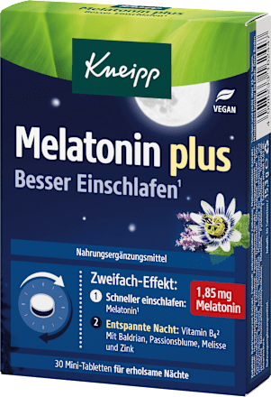 KneippMelatonin Plus Tabletten 30 St, 15,3 gNahrungsergänzungsmittel