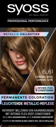 SyossHaarfarbe Metallic 6_61 Caramel Gold, 1 St