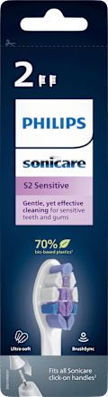 PhilipsAufsteckbürsten Sonicare S2 Sensitive White HX6052/10, 2 St