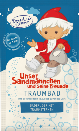 Dresdner EssenzKinder Badezusatz Unser Sandmännchen Traumbad Badepuder, 60 g