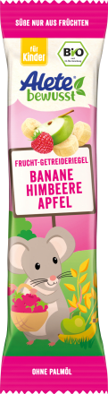Alete bewusstFruchtriegel Banane-Apfel-Himbeere ab 3 Jahre, 25 g