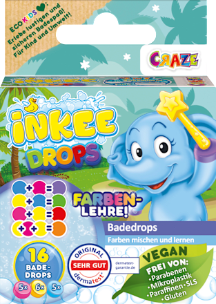 INKEEKinder Badezusatz Badedrops für Zauberstab, 16 St