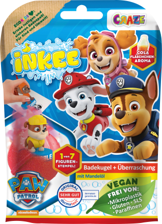 INKEEKinder Badezusatz Badebombe Paw Patrol, 1 St
