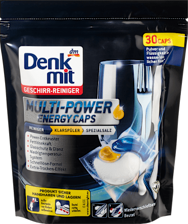 DenkmitSpülmaschinen-Tabs Multi-Power Energy, 30 St