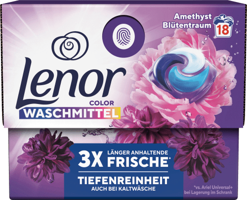 LenorColorwaschmittel Amethyst Blütentraum Pods, 18 Wl