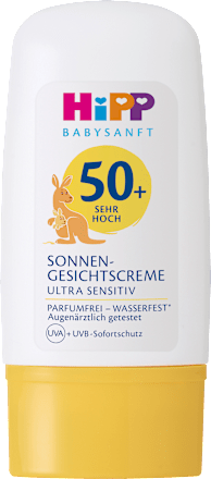 Hipp BabysanftSonnencreme Gesicht Kids, ultra sensitiv, LSF 50+, 30 ml