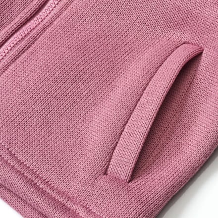 PUSBLU Jacke aus Strickfleece, rosa, Gr. 86, 1 St dauerhaft