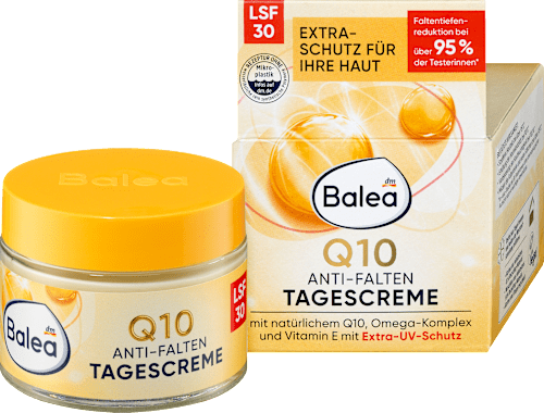 BaleaGesichtscreme Q10 Anti-Falten schützende Tagescreme LSF30, 50 ml
