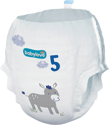 babylove Premium luiers maat 4, maxi 7-18 kg, jumbo-verpakking 2 x 42 artikelen, 1 x 84 stuks