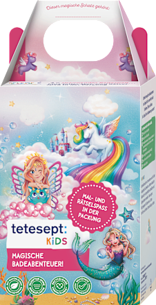 tetesept Kinder BadespaßGeschenkset Kinder Badezusatz Magische Abenteuer 4tlg, 1 St