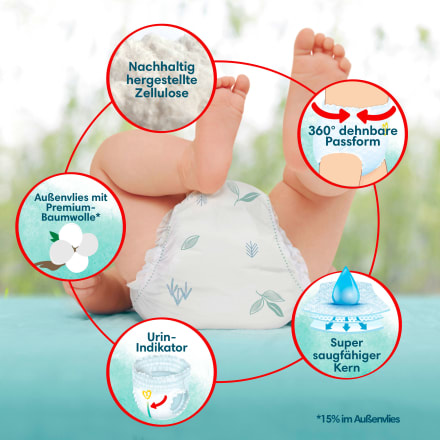 Baby Pants Harmonie Gr.4 Maxi (9-15 kg), Monatsbox, 168 St Baby Pants Harmonie Gr.4 Maxi (9-15 kg), Monatsbox, 168 St