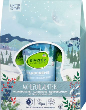 alverde NATURKOSMETIKGeschenkset Wohlfühlwinter 3tlg, 1 St