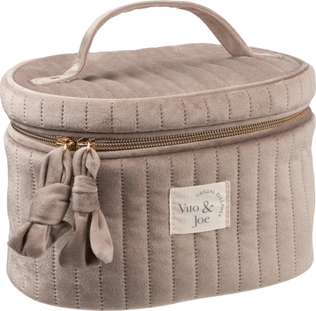 Vito & JoeKosmetikkoffer rosa Samt, 1 St