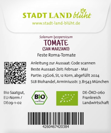 Stadt Land blüht Saaten, Tomate (San Marzano), 1 St dauerhaft günstig