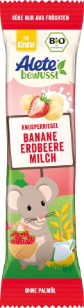 Alete bewusstFruchtriegel Banane-Erdbeer-Milch ab 3 Jahr, 25 g