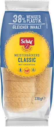 SchärBrot, Meisterbäckers Classic mit Hirse & Quinoa (12 Stück), glutenfrei, 330 g