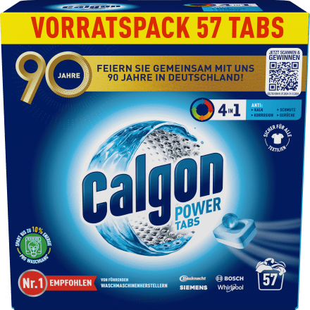 CalgonWaschmaschinenreiniger 4in1 Tabs, 57 Wl