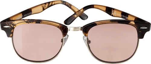 Lesebrille mit Tönung demibraun Dioptrie +3,0, 1 St