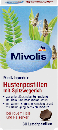 MivolisHusten-Pastillen mit Spitzwegerich, 30 StMedizinprodukt
