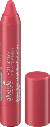 alverde NATURKOSMETIKLippenstift Matt 14 Pink Temptation, 3,17 g