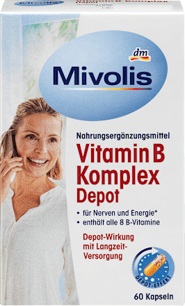 MivolisVitamin B Komplex Depot, Kapseln 60 St., 33 gNahrungsergänzungsmittel