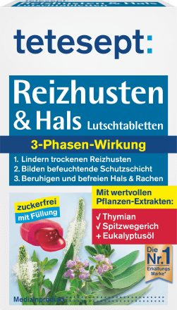 teteseptReizhusten & Hals Lutschtabletten, 20 StMedizinprodukt