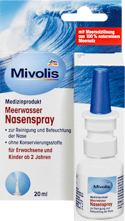 MivolisMeerwasser Nasenspray, 20 mlMedizinprodukt