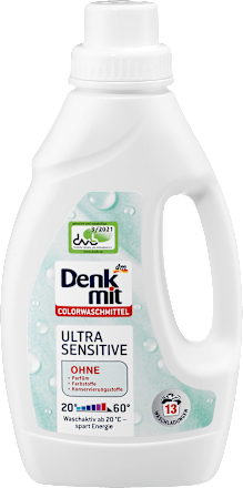 DenkmitColorwaschmittel Ultra Sensitive, 750 ml
