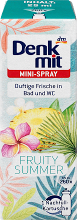 DenkmitLufterfrischer Minispray Fruity Summer Nachfüllpack, 25 ml