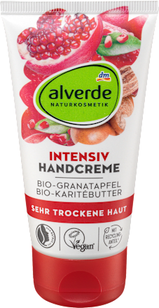 alverde NATURKOSMETIKHandcreme Intensiv Bio-Granatapfel, Bio-Karitébutter, 75 ml