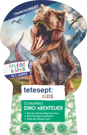 tetesept Kinder BadespaßSchaumbad Badespaß T-Rex World, 40 ml