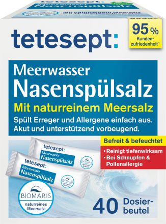 teteseptMeerwasser Nasenspülsalz, 40 StMedizinprodukt