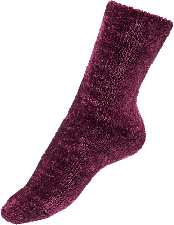 Kuschelsocken lila Clearance