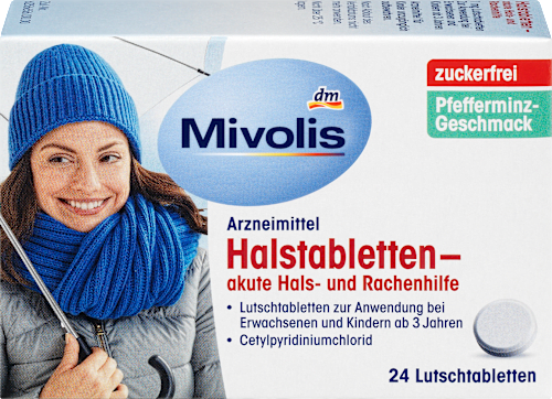 MivolisHalstabletten – akute Hals- und Rachenhilfe, 24 StArzneimittel