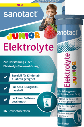sanotactElektrolyte Junior Brausetabletten 16 St, 65 gNahrungsergänzungsmittel