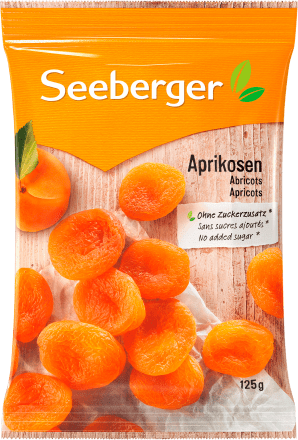 SeebergerTrockenfrüchte, Aprikosen, 125 g
