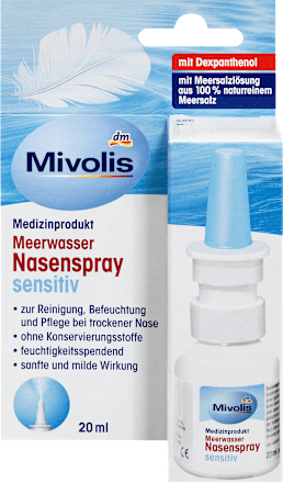 MivolisMeerwasser Nasenspray Sensitiv, 20 mlMedizinprodukt